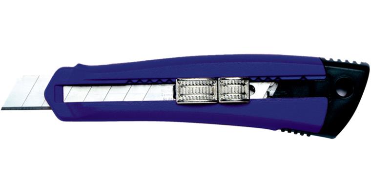 1095012470 Nůž s odlamovací čepelí, 165 mm, šířka čepele 18 mm, litý zinek