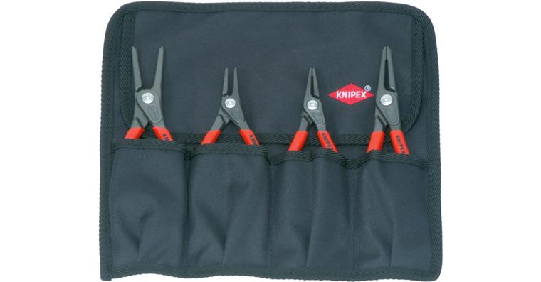 1056701100 Sada přesných kleští na pojistné kroužky KNIPEX, 4 ks ve svit. p. J1/J2/A1/A2