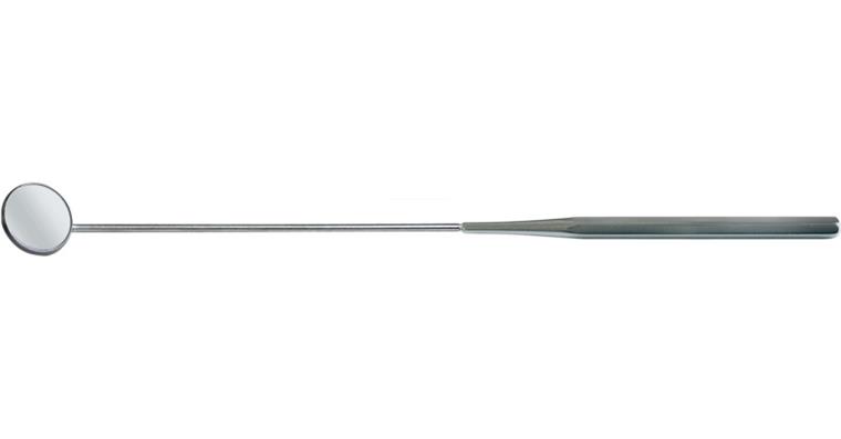1095012567 Inspekční zrcátko, 2 ks, kovové, průměr 30 mm, celková délka 210 mm
