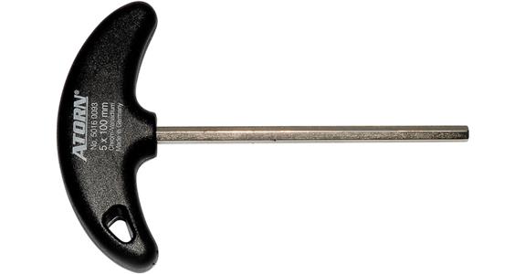Šestihranný klíč s T-rukojetí ATORN, 14x300 mm