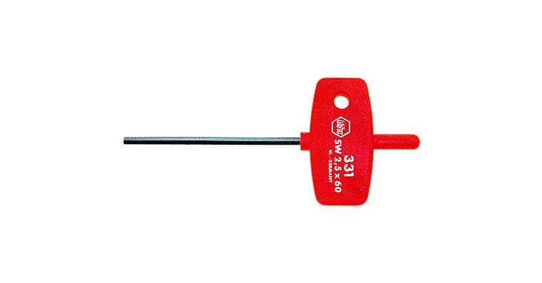 1051875103 Šestihranný šroubovák, 2,5 x 60 mm, rukojeť klíče