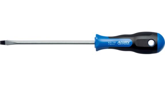Plochý šroubovák ATORN, 1,0 x 5,5 x 200/307 mm, kulatá čepel