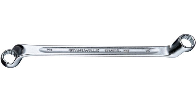 1050521103 Oboustranný zavřený klíč, 8 x 9 mm, DIN 838 STABIL