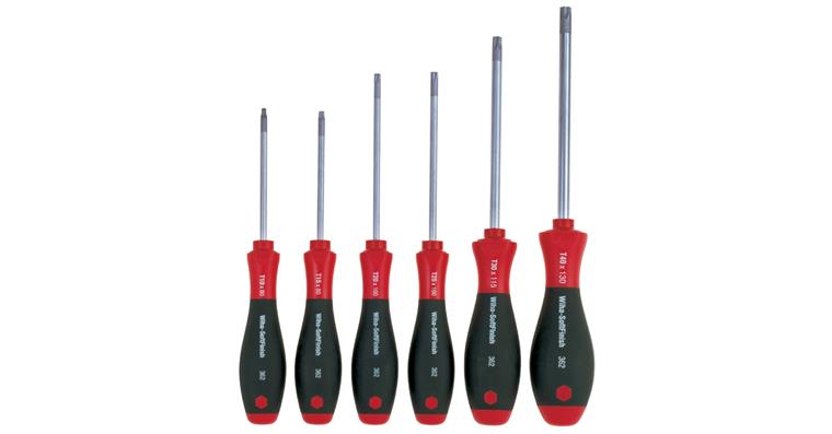 1052530100 Sada šroubováků TX, 6 kusů, TX10–TX40, SoftFinish