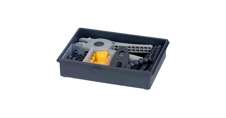 1001618397 Spoj. hadice na chlad. kapalinu MAXIFLEX 1/2 palce zákl. sada v plast. boxu