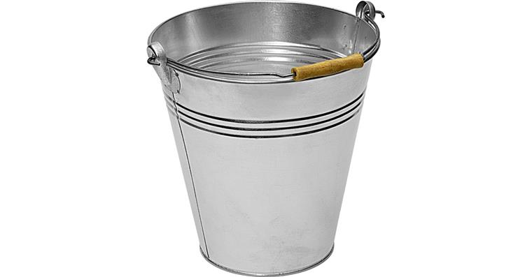1095012730 Pozinkovaný kovový kbelík, 10 l