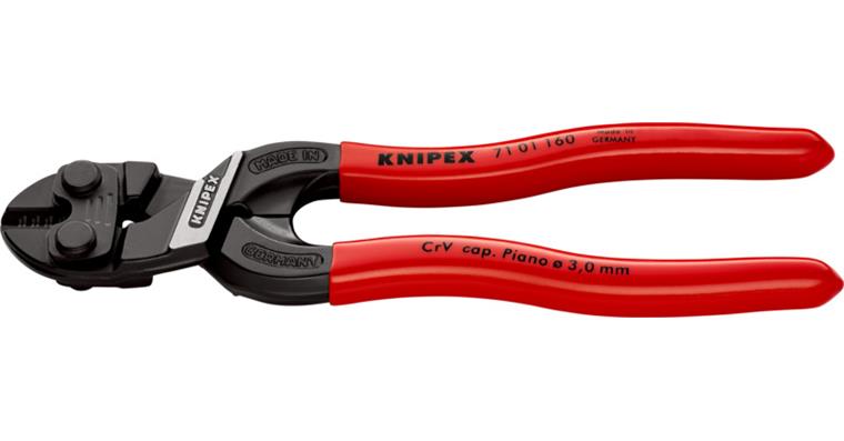 1001500599 Kompaktní štípací kleště na čepy CoBolt, 160 mm, s plastovou rukojetí
