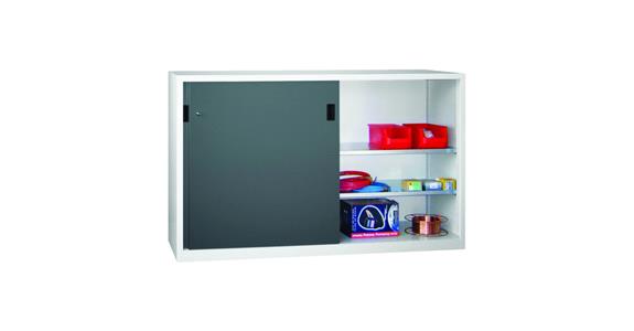 Skř. s psv. dvř., plné plechové dveře, V 1200 x Š 2000 x H 500 mm, RAL 7035/7016