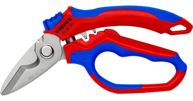 1073057002 Nůžky na elektroniku,160 mm, krimpování, dvoud. ruk., pouzdro na opasek
