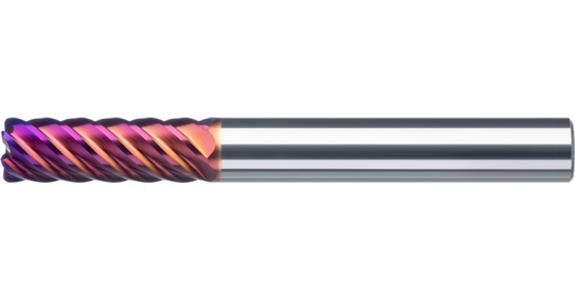 Vícezubá fréza ATORN SC ER dlouhá TiAlSiN 3x9x65 mm, poloměr hrany 0,5 mm
