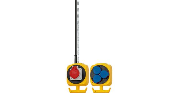 Power distributor 3XSCHUKO 230 V 1XCEE 400 V