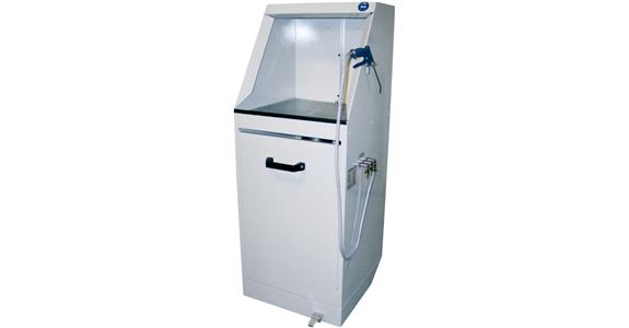 Air cleaning station 1300X500X850mm RAL 7035