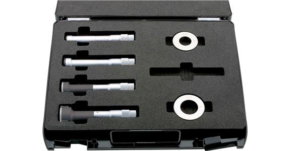 Sada vnitřních mikrometrů ATORN, analogové, měřicí rozsah 6–12 mm, v pouzdru