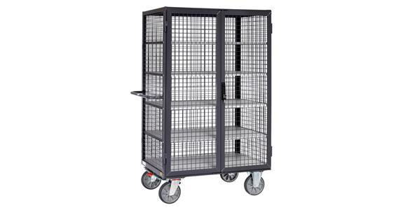 ESD cabinet trolley load. surf. size 1000X680 mm load capacity 750 kg 5 shelves