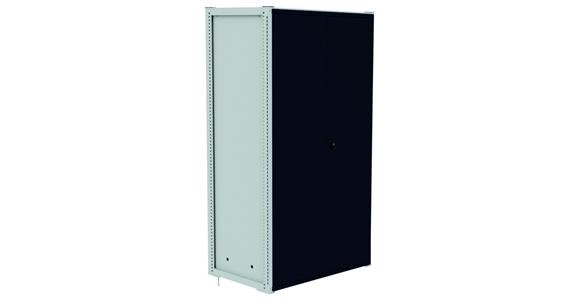 Modul 3 policový regál RAL 7035/7016 1049x733x2030 mm