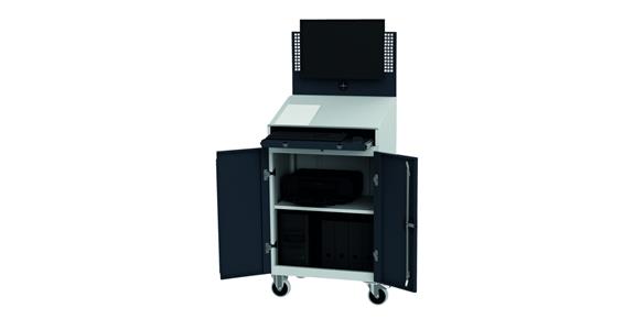 COMPUTER TROLLEY 680X500X1610 MM 7016