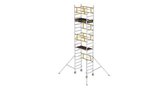 FLEXXTOWER single-person scaffold working height up to 6.10 m