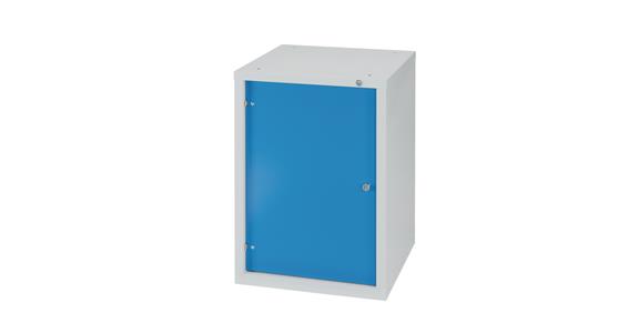 Undercounter cabinet W572XD600XH800 mm 1x door 1x shelf RAL7035/5012