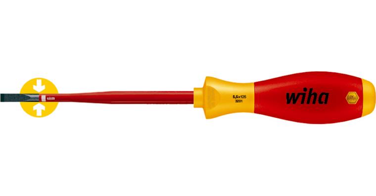 1052320101 Plochý šroubovák VDE SoftFinish 3,5x0,6x100 mm, prum. dříku 38 mm