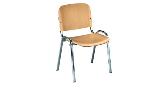 Židle pro návštěvníky základní laminované bukové dřevo