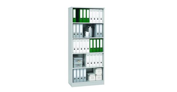 Regál multi V1835xŠ800xH420 mm světle šedý dekor 5 výšek složek