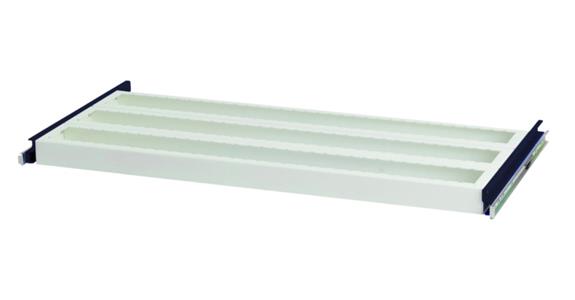 Rám držáku CNC nástrojů 925x443 mm RAL 7035/7016 pro skříň s 2křídl. dveřmi