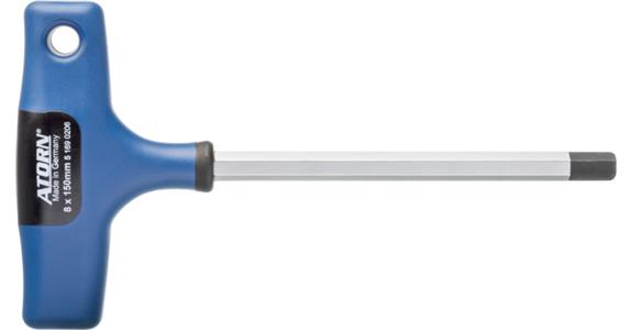 Šestihranný šroubovák ATORN 2K, 6 x 150 mm, s rukojetí T