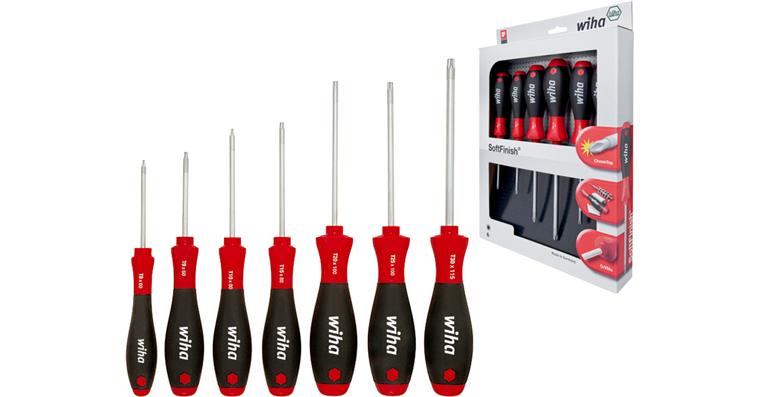 1001612385 Sada šroubováků TX, 7 kusů, TX8–TX30, SoftFinish