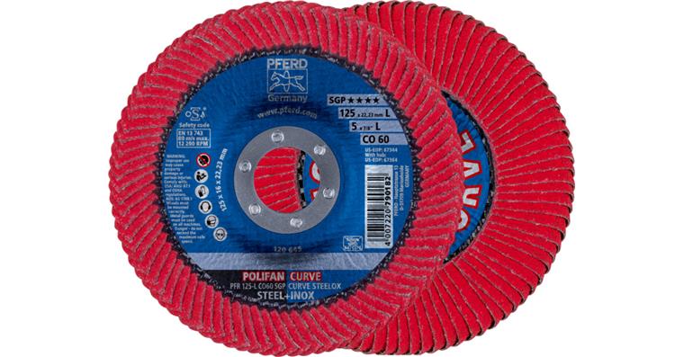 1043747101 Lamelový brusný kotouč, průměr kotouče 125 mm, zrno 60, verze M