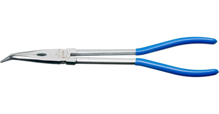1056284103 Kleště s úzkými čelistmi DIN 5745, 280 mm, zahnuté, chromované