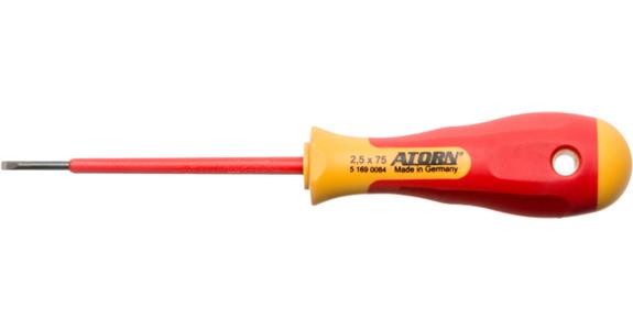 Plochý šroubovák ATORN VDE, 3,5 x 100 mm