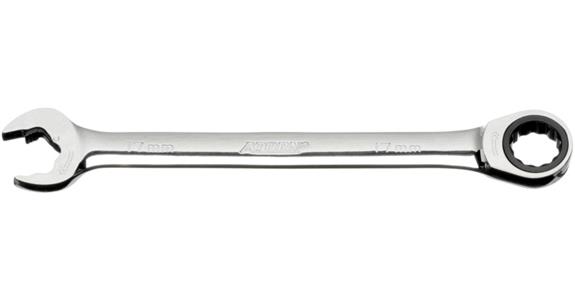 Kombinovaný ráčnový klíč ATORN, 19 mm, s oboustrannou ráčnou