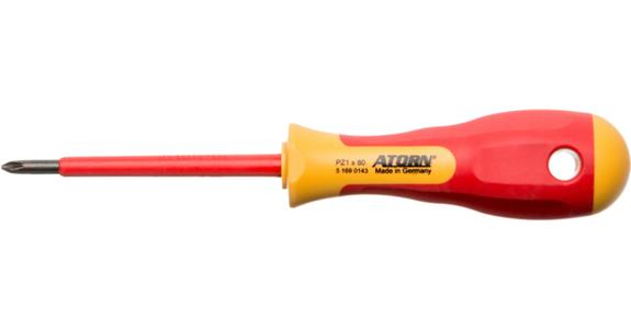 Křížový šroubovák ATORN VDE, PZ 1 x 80 mm