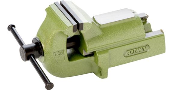 Paralelní svěrák ATORN, 125 mm, šedá litina, zelená barva