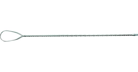 Drátěná rukojeť ATORN pro kartáč na potrubí, 1000 mm, s okem, závit 1/2