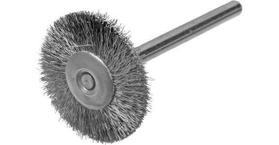 Válcový drátěný kartáč ATORN/miniaturní kartáč, nerez. drát V2A 0,10 Ø16x3