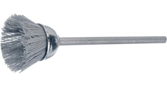 Drátěný hrncový kartáč ATORN/miniaturní kartáč, nylon. diamant K400 pr. 10x2,34