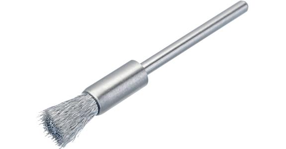 Drátěný koncový kartáč ATORN/miniaturní kartáč, ocelový drát 0,10 prům. 5x2,34