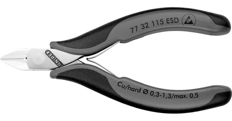 1001594288 Boční štíp. kl. na elektroniku ESD,115 mm, špič. hlava s malým zkosením