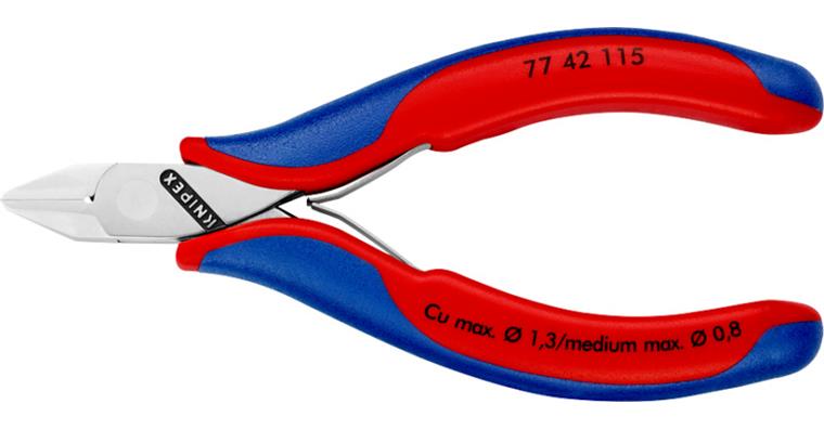 1001500569 Boční štípací kleště na elektroniku,115 mm, špičatá hlava