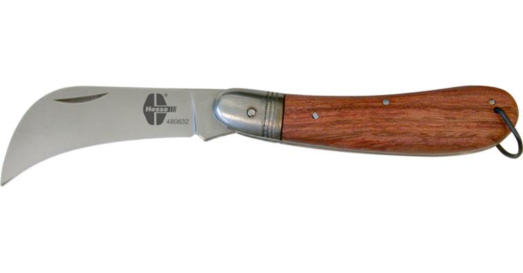 1095012514 Zavírací nůž na pásky, 185 mm, s dřevěnou rukojetí