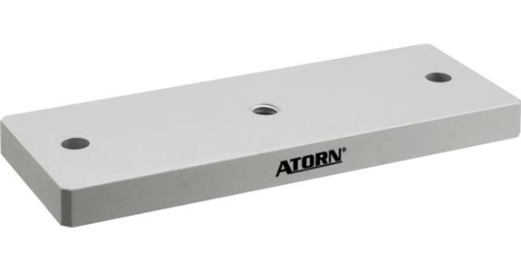ATORN hliníková nosná deska 102x8x37 mm velikosti 3 s 2 upevňovacími šrouby