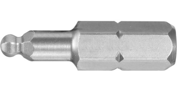Bit ATORN C6.3, vnitřní šestihran, HEX AF 2,5 × 25 mm, kulová hlava