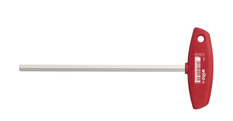 1001611636 L-key with cross handle, hexagonal, bright nickel-plated 5.0 mm 00919