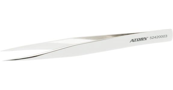 Pinzeta ATORN, chromovaná, tvar HH, 120 mm