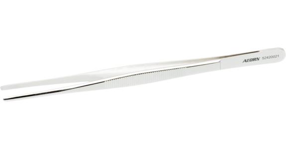 Pinzeta ATORN, poniklovaná, 200 mm, tenké provedení