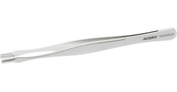 Osazovací pinzeta ATORN niro, 145 mm, na svislé součástky