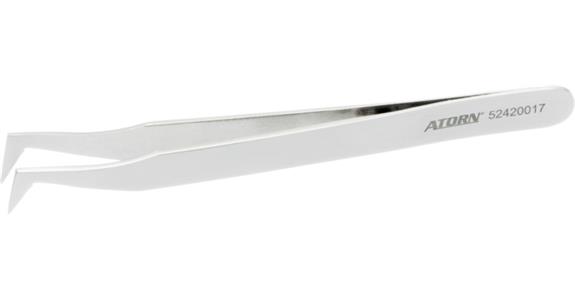 Pinzeta ATORN, nemagnetická, 120 mm, šikmé tenké hroty
