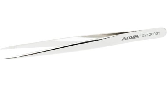 Pinzeta ATORN, chromovaná, tvar V, 110 mm