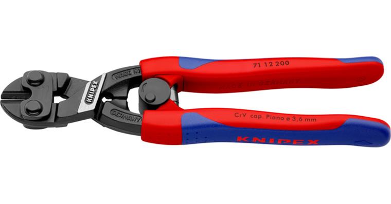1057610301 Kompaktní štípací kleště na čepy CoBolt, 200 mm, otevírací péro, 2d. ruk.